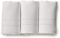 Solino Home 100% Pure Linen Hand Towels White, Bath 14 x 24 in, Set of