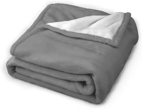 Dark Gray Throw Blanket 80"X60"