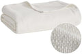 Madison Park 100% Cotton Breathable Queen Size Blanket for Bed, Cream