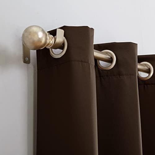 Sun Zero Barrow Energy Efficient Grommet Curtain Panel Pair