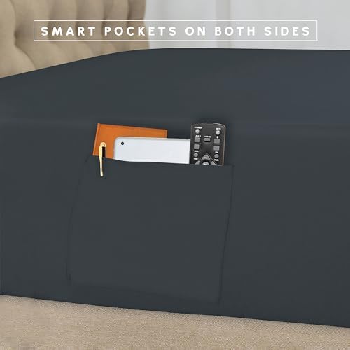 Elegant Comfort Silky Soft 8-Piece Plaid Lodge Bed-in-a-Bag Comforter