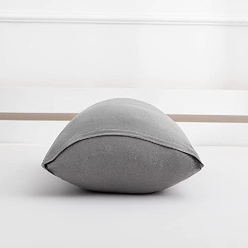 N&Y HOME 2-Pack Stretch Pillow Cases, Light Heather Gray