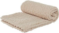 Chunky Knit Throw Blanket for Couch Sofa Bed Living Room Home Decor