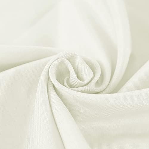 Fokitut 6 Pack Round Tablecloth, 90 Inch, Stain Resistant and Wrinkle