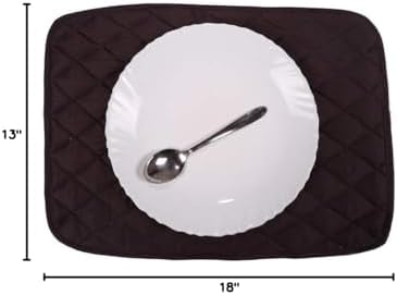 Rectangle Dining Kitchen Table Quilted Rectangle Place-mat Premium