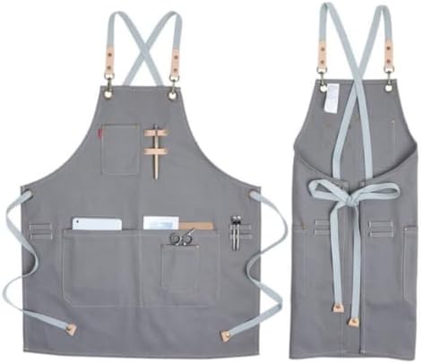 Nordic Adjustable Industrial Style Pockets with Apron Canvas Halter