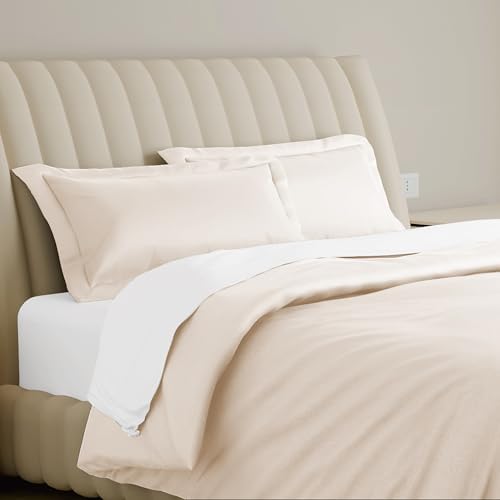 Carressa Linen Oversized King Duvet Cover - 100% Egyptian Cotton