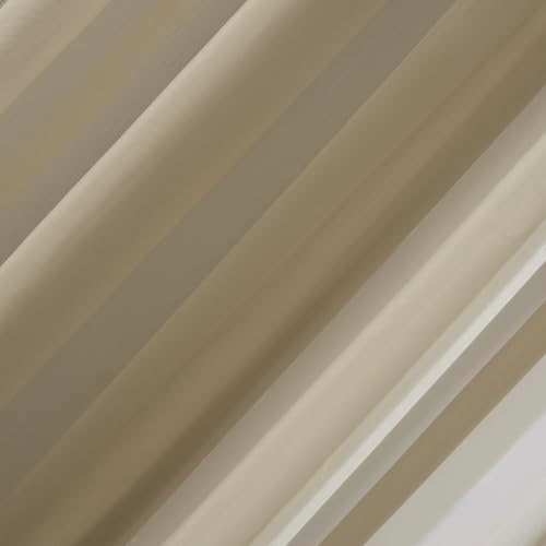 No. 918 Emily Sheer Voile Grommet Curtain Panel, 59" x 84", Stone