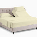 KRISHNA Split Head King Sheet Set 4 Piece, 100% Egyptian Cotton Split