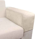 2-Piece Stretch Couch Arm Covers, Cream