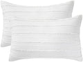 BOSOWOS Queen Size Pillow Shams Set of 2, Ultra Soft Breathable 20 x