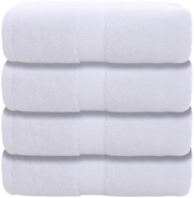 2/4/6pcs Cotton White Face Towels Set Soft Feel Hotel Towel for Adults