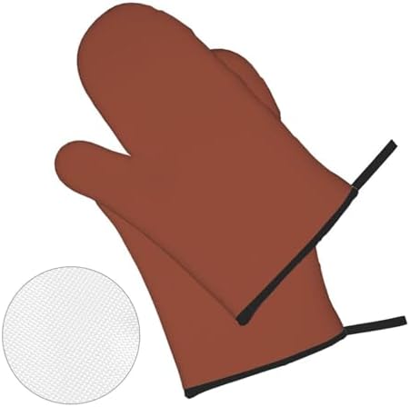 4 Pieces Oven Mitt and Pot Holder Sets, Minimalist Simple Basic Solid