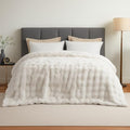 Amélie Home Faux Fur Throw Blanket for Bed, Ultra Soft Fuzzy Plush