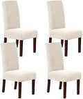 H.VERSAILTEX Stretch Dining Chair Covers Set of 4 Chair Covers for