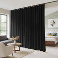 RYB HOME Total Blackout Curtain with 120 inches Wide for Bedroom