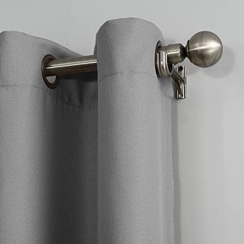 No. 918 Montego 2-Pack Casual Textured Semi-Sheer Grommet Curtain