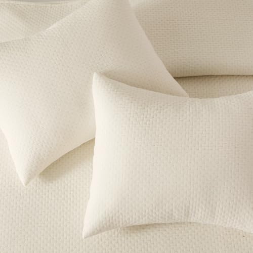 Levtex Home - Grace Cream Quilt Set - King Quilt (106x92in) and Two