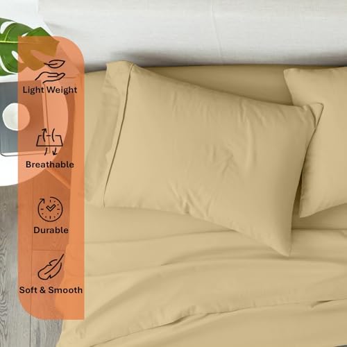 Shrinita 800 Thread Count, 100% Giza Egyptian Cotton Bedding Set, 6-PC