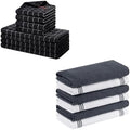 Homaxy Kitchen Towels and Dishcloths Set, 12 x 12 and 13 x 28 Inches