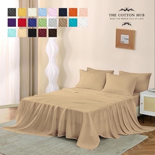 Full Size 4-Piece Sheet Set 1000 Series Luxury 100% Pima Cotton Bed