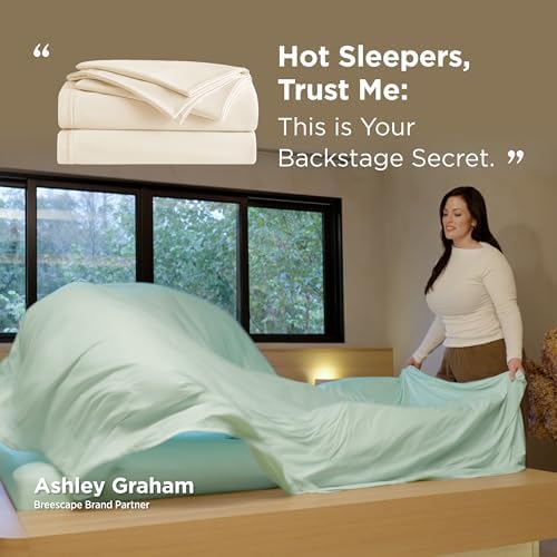 Breescape Cooling Sheets Full Size - BlendTek Dry & Cool Technology
