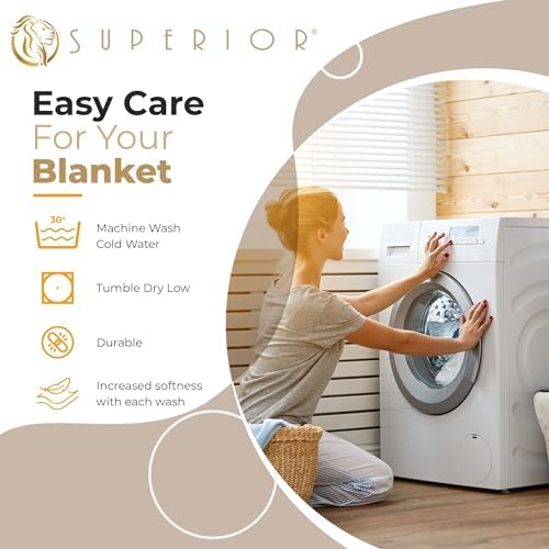 Superior Metro All-Season Cotton Blanket, Woven Blanket for Couch