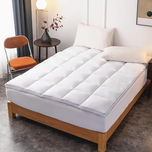 DROVAN Mattress Topper Queen Size - Extra Thick Mattress Pad Cover
