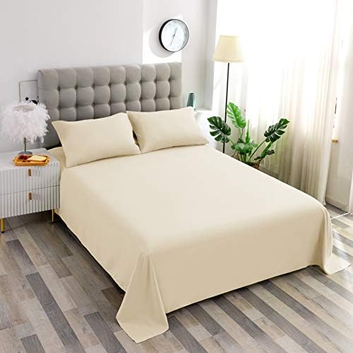 Sfoothome Fitted Sheet Twin Size with Deep Pockets - Soft and