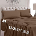 Mocassi Full Size 4-Piece Bed Sheet Set - 1800 Premium Hotel Quality