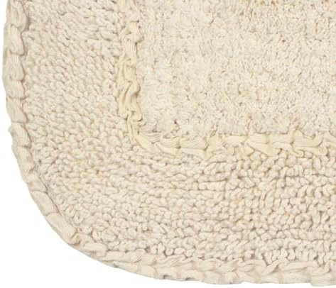 Home Weavers Radiant Collection 100% Cotton Bathroom Rugs Set