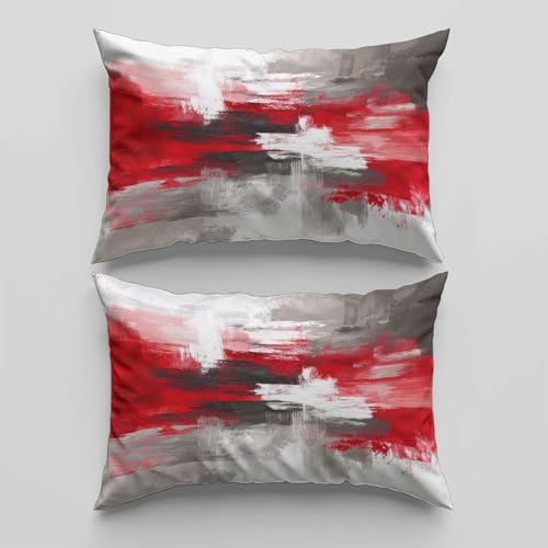 Modern Abstract Lines Duvet Cover Set Queen (90 x 90 in) Ultra Soft