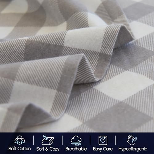 Elegant Comfort Soft 4-Piece 100% Turkish Cotton Flannel Sheet Set