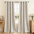 PrinceDeco Blackout Curtains for Bedroom Grommet,2