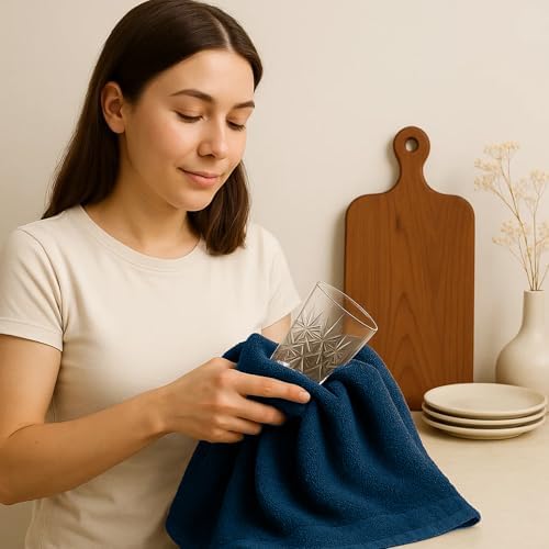 DAN RIVER Kitchen Bar Mops,Pack of 12,16 by 19 Inches,100% Cotton