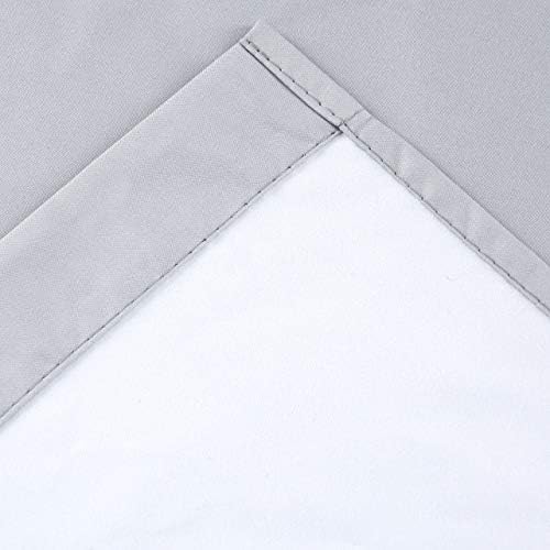 Rod Pocket 100% Blackout Curtains 63 inch Long for Bedroom - Window