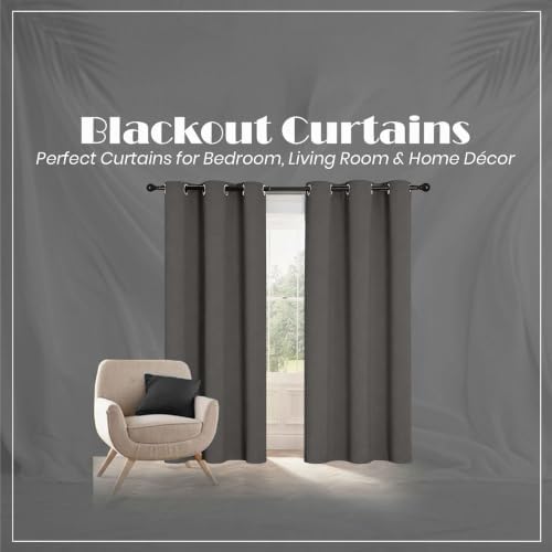 Blackout Curtains Room Darkening Thermal Insulated Blackout Grommet