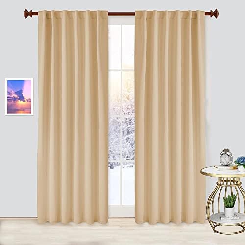 Room Darkening Blackout Thermal Insulated Back Tab and Rod Pocket