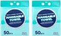 Hanging Kitchen Towels, 2 * 50-Packs Super Absorbent Hangable Towels
