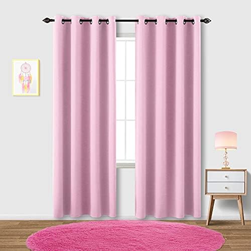 Grommet Blackout Curtains for Bedroom and Living Room Set of 2 Panels
