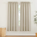 RYB HOME Semi Sheer Curtains 72 inches Long for Bedroom
