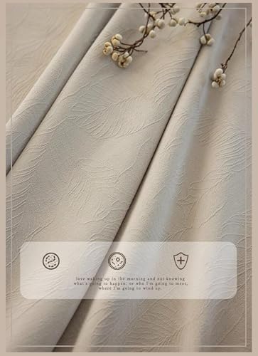 Beydodo Drapes for Living Room 72 Inch Length, Bedroom Darkening