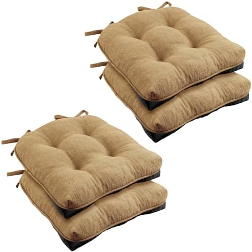 Wellsin Chair Cushions for Dining Chairs, Non-Slip Kitchen Chair Pads