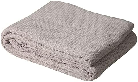 DOLLCENT 100% Cotton California King Size Blanket For Bed, Premium