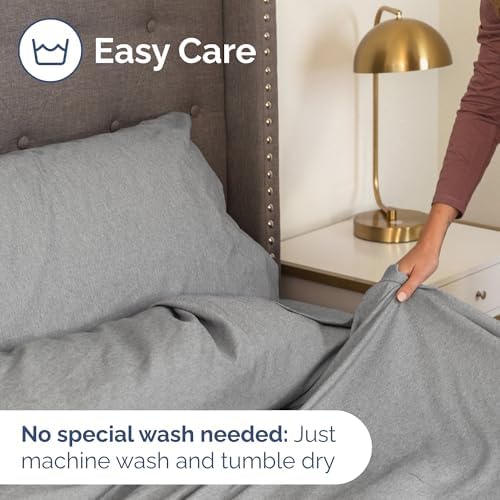 Full Flat Sheet - Single Top Flat Sheet Only - Cooling - Heathered