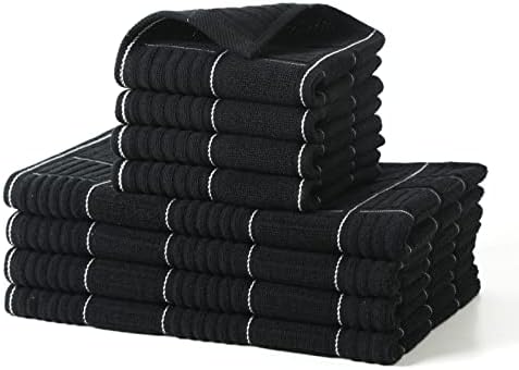 Glynniss Kitchen Towels and Dishcloths Set, Absorbent Dish Towels and