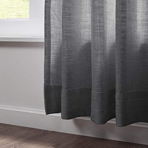 ChadMade Pinch Pleated Faux Linen Drapery Light Filtering Privacy