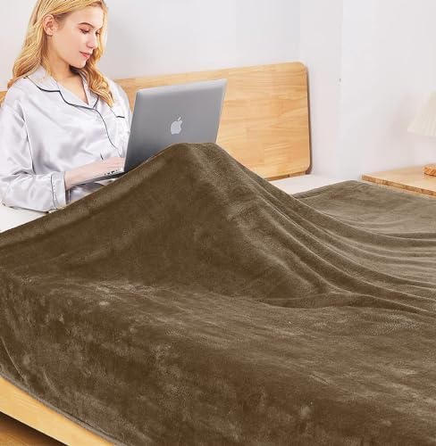 Fleece Blankets for All Season - Premium Lightweight Anti-Static Throw