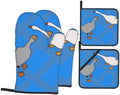 Gray Goose Oven Mitts and Pot Holders Set of 4