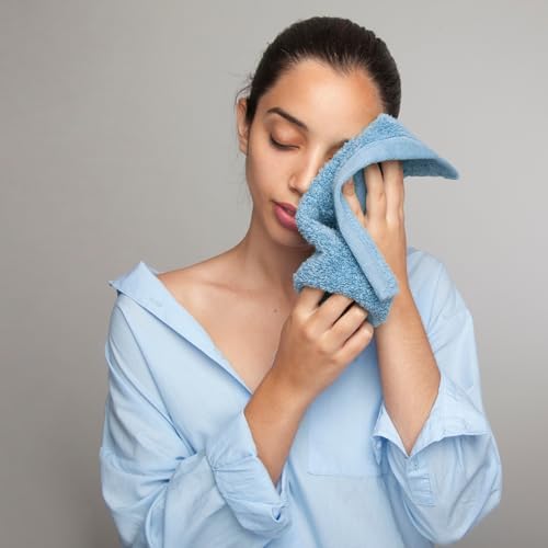 Infinitee Exclusive Grey Towel Bundle - Includes 4 Washcloths and 6